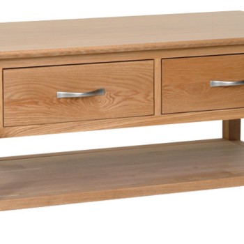 Devonshire New Oak Coffee Table With Drawers