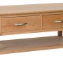 Devonshire New Oak Coffee Table With Drawers