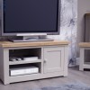Diamond Grey Painted 1 Door TV Cabinet