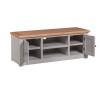 Diamond Grey Painted 2 Door TV Cabinet