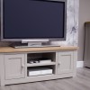 Diamond Grey Painted 2 Door TV Cabinet