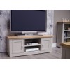 Diamond Grey Painted 2 Door TV Cabinet