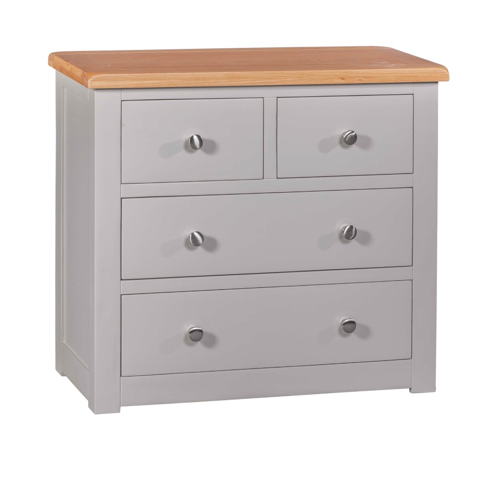 Diamond Grey Painted 2 + 2 Chest of Drawers