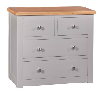 Diamond Grey Painted 2 + 2 Chest of Drawers