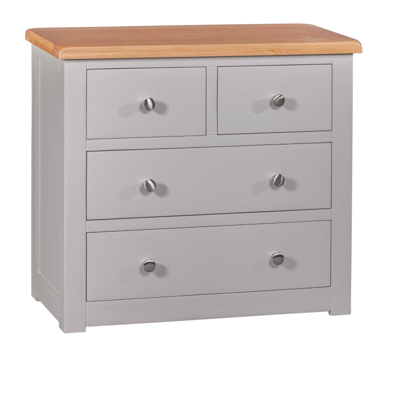 Diamond Grey Painted 2 + 2 Chest of Drawers