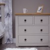 Diamond Grey Painted 2 + 2 Chest of Drawers