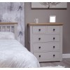 Diamond Grey Painted 2 over 3 Chest of Drawers