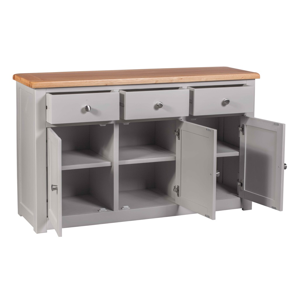 Diamond Grey Painted Large Sideboard