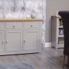 Diamond Grey Painted Large Sideboard
