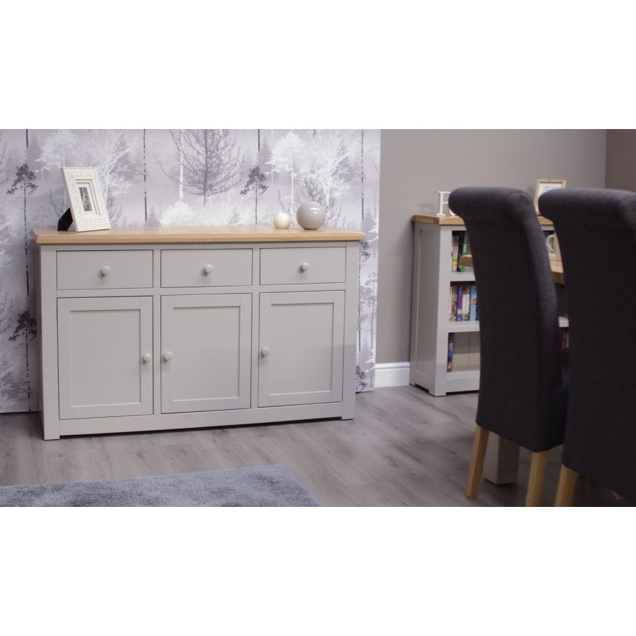 Diamond Grey Painted Large Sideboard