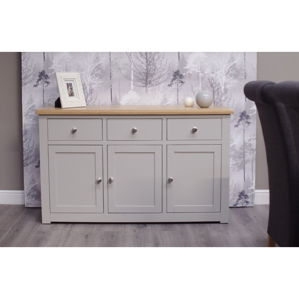 Diamond Grey Painted Large Sideboard