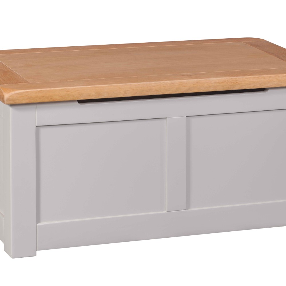 Diamond Grey Painted Blanket Box