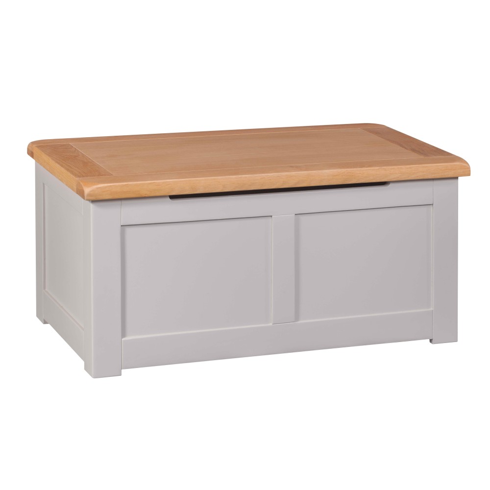 Diamond Grey Painted Blanket Box