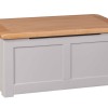 Diamond Grey Painted Blanket Box
