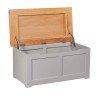 Diamond Grey Painted Blanket Box