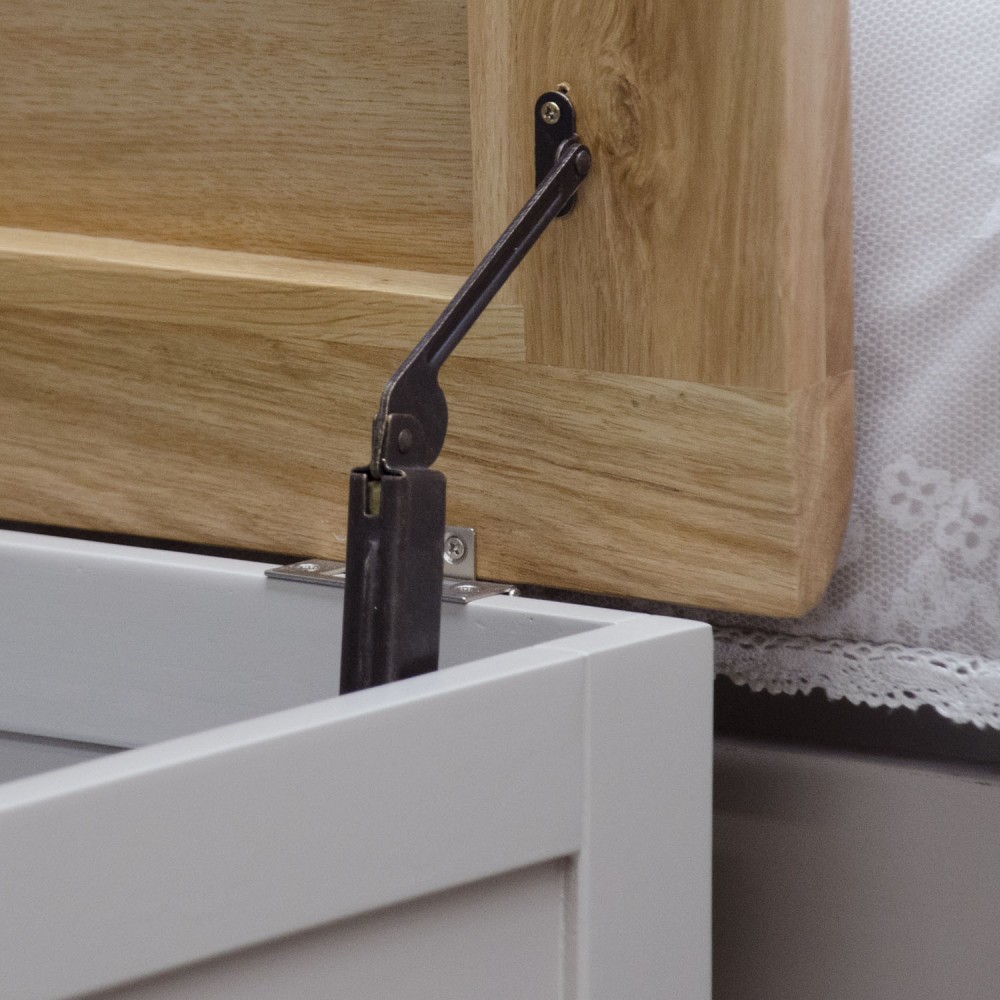 Diamond Grey Painted Blanket Box