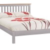 Diamond Grey Painted Double Bed