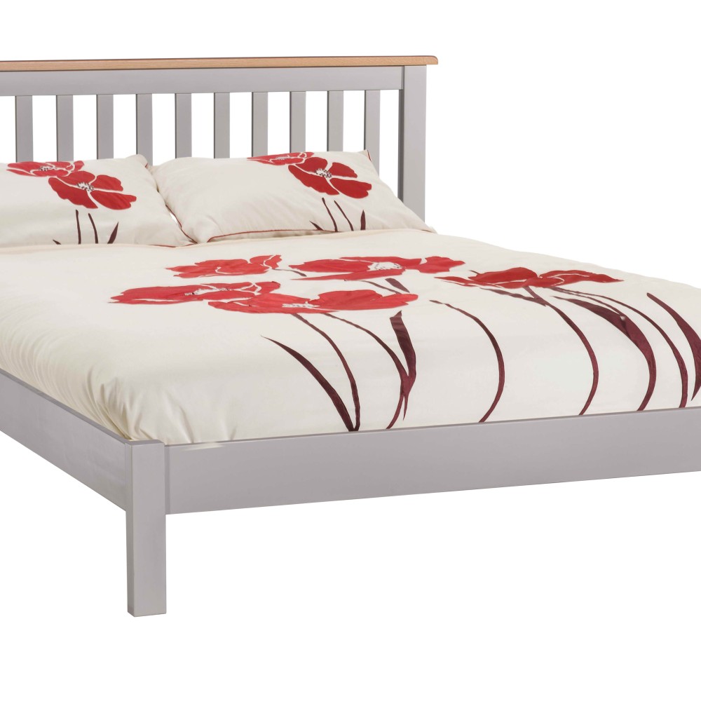Diamond Grey Painted King Size Bed