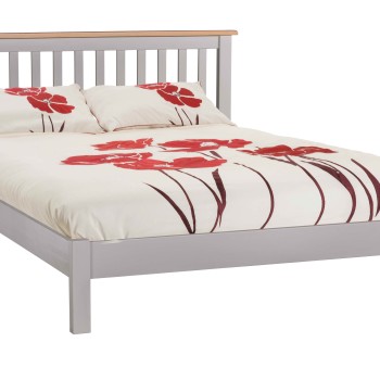 Diamond Grey Painted King Size Bed