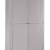 Diamond Grey Painted Ladies Double Wardrobe