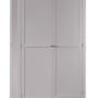 Diamond Grey Painted Ladies Double Wardrobe