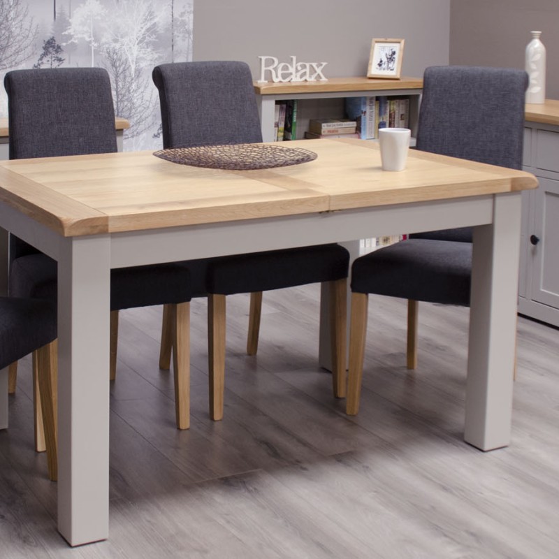 Diamond Grey Painted Medium Extending Dining Table