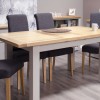 Diamond Grey Painted Medium Extending Dining Table
