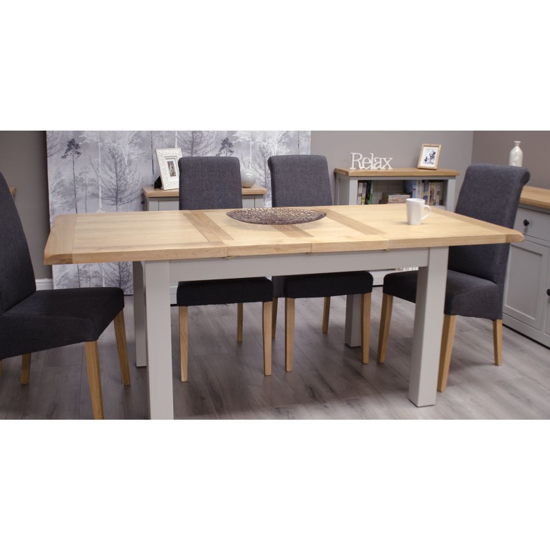 Diamond Grey Painted Medium Extending Dining Table