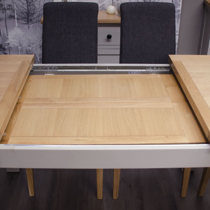 Diamond Grey Painted Medium Extending Dining Table