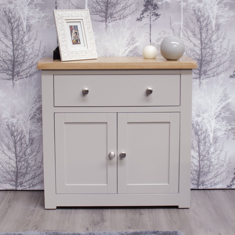 Diamond Grey Painted Occasional Cupboard
