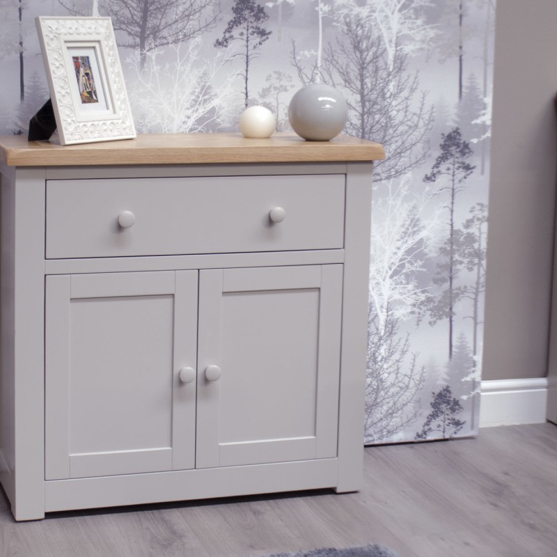 Diamond Grey Painted Occasional Cupboard