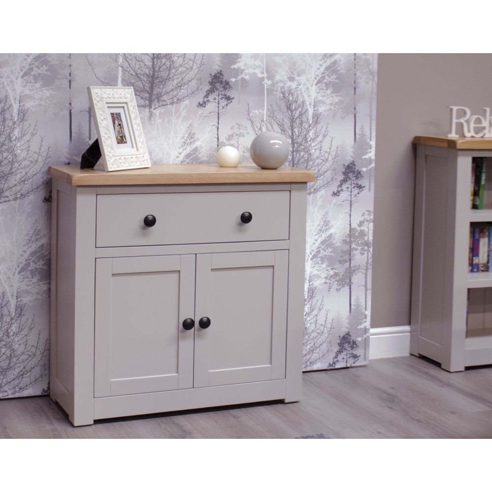 Diamond Grey Painted Occasional Cupboard