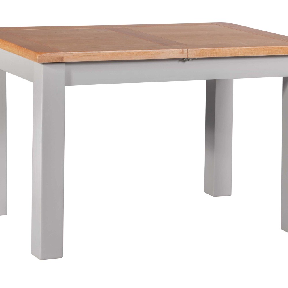 Diamond Grey Painted Small Extending Dining Table