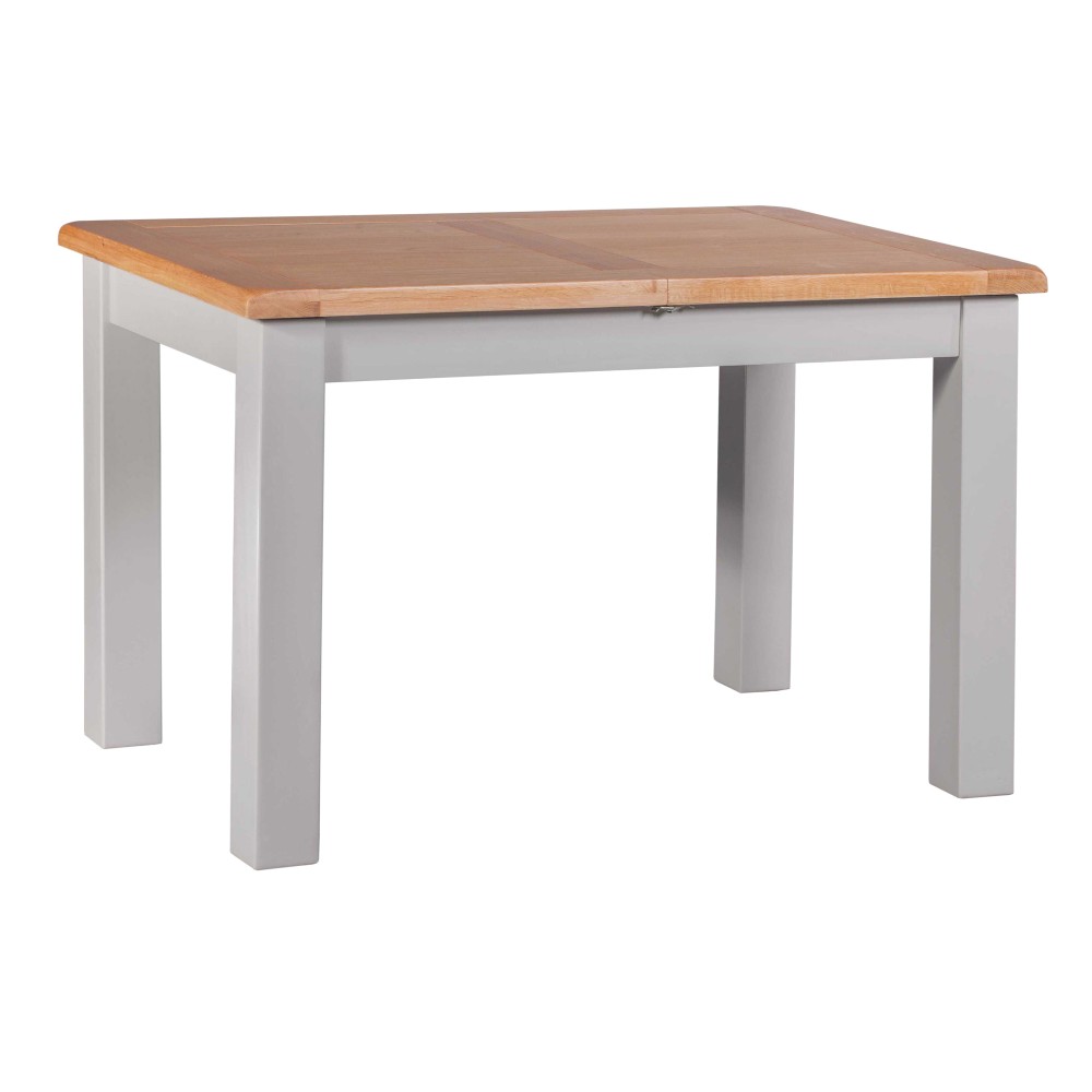 Diamond Grey Painted Small Extending Dining Table