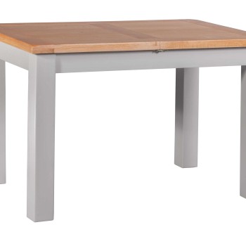 Diamond Grey Painted Small Extending Dining Table
