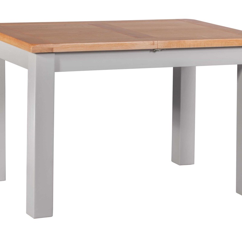 Diamond Grey Painted Small Extending Dining Table