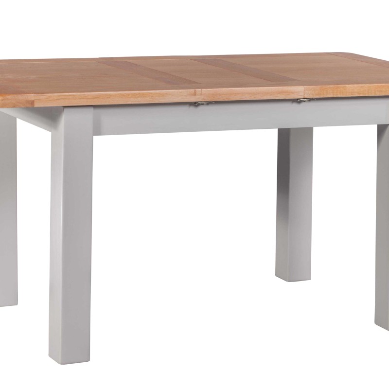 Diamond Grey Painted Small Extending Dining Table