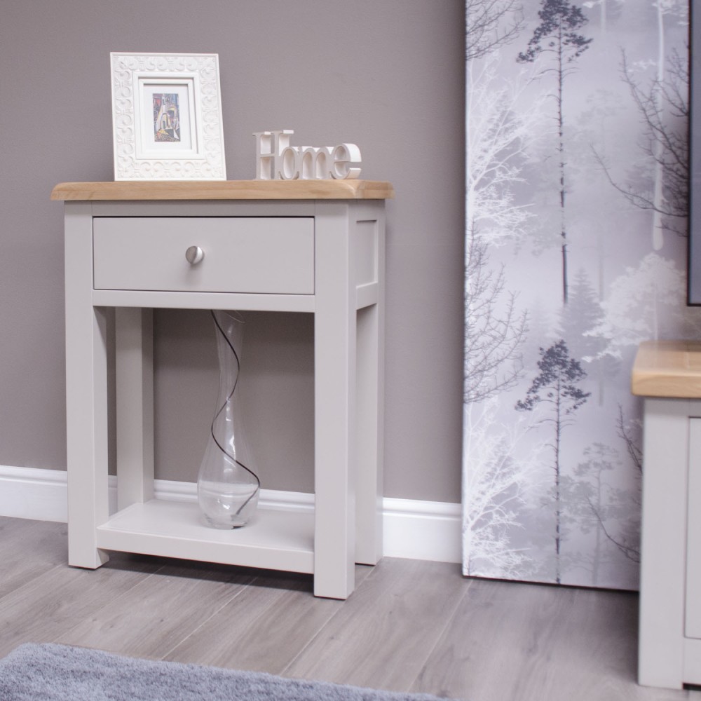 Diamond Grey Painted Small Hall Console Table
