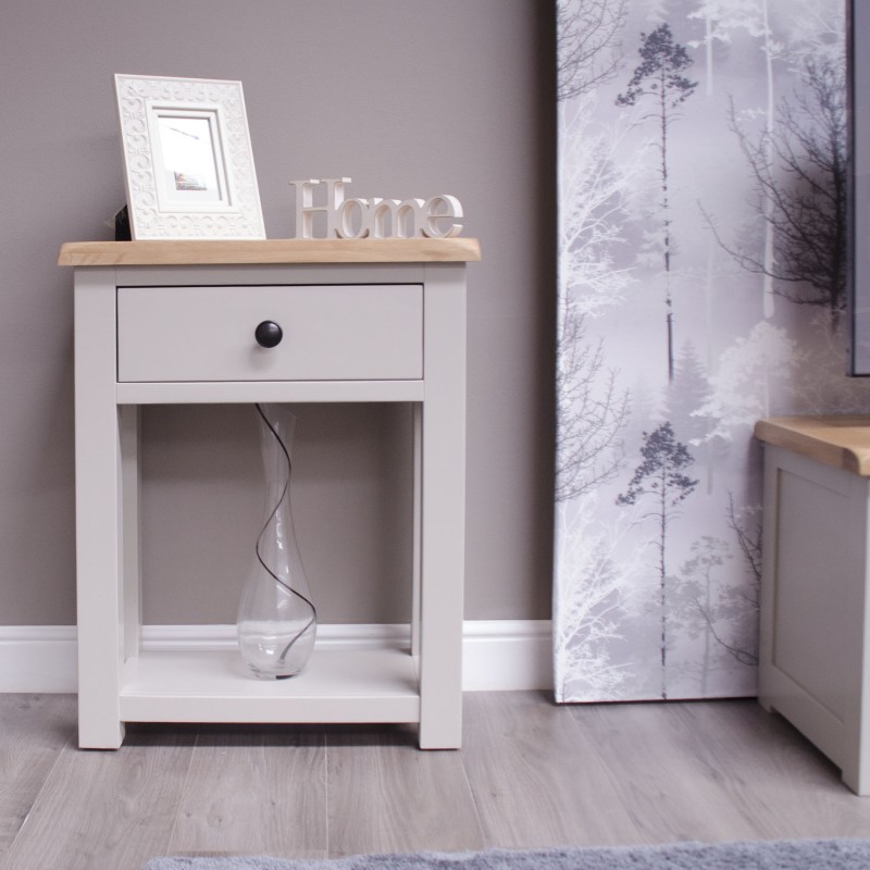 Diamond Grey Painted Small Hall Console Table