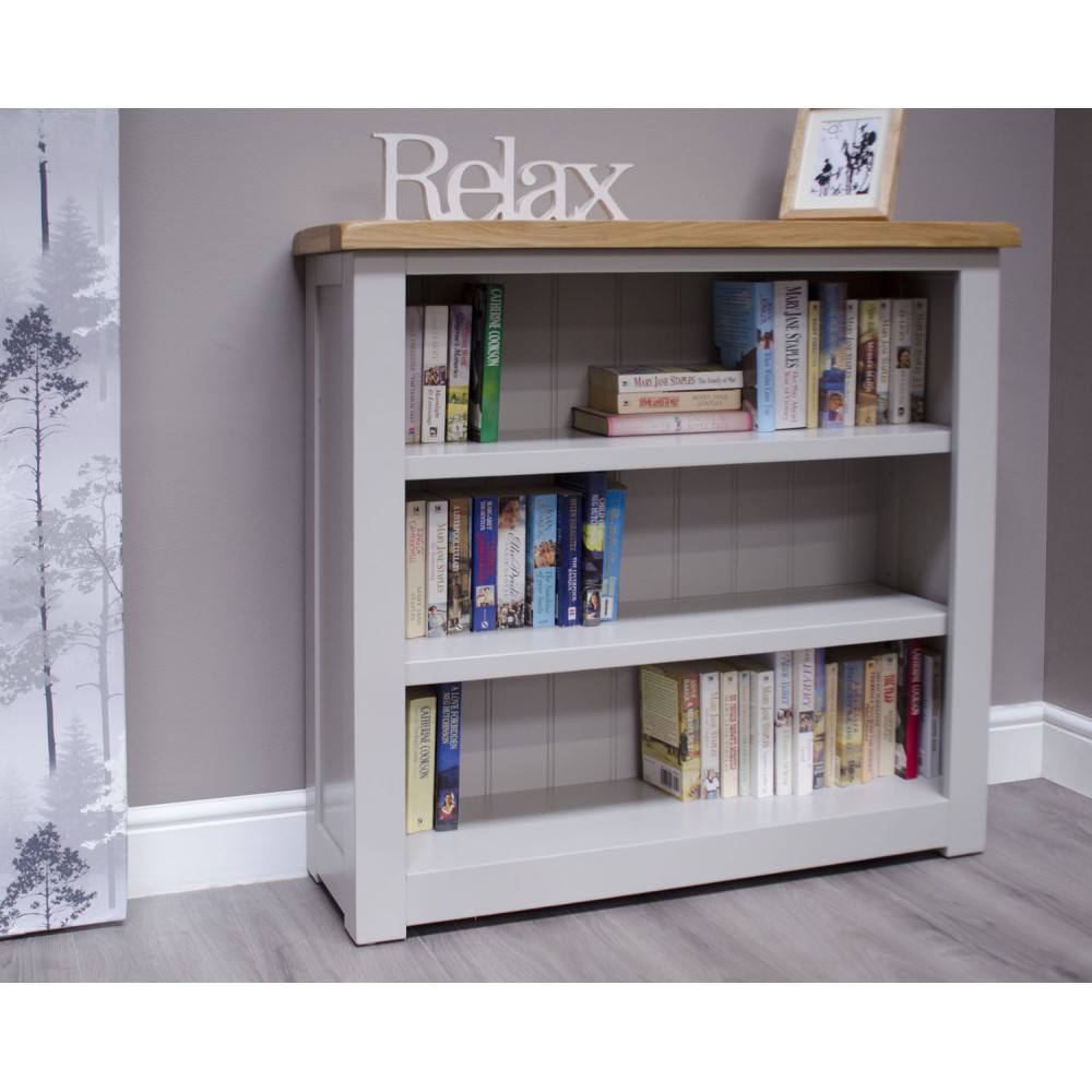Diamond Grey Painted Small Bookcase