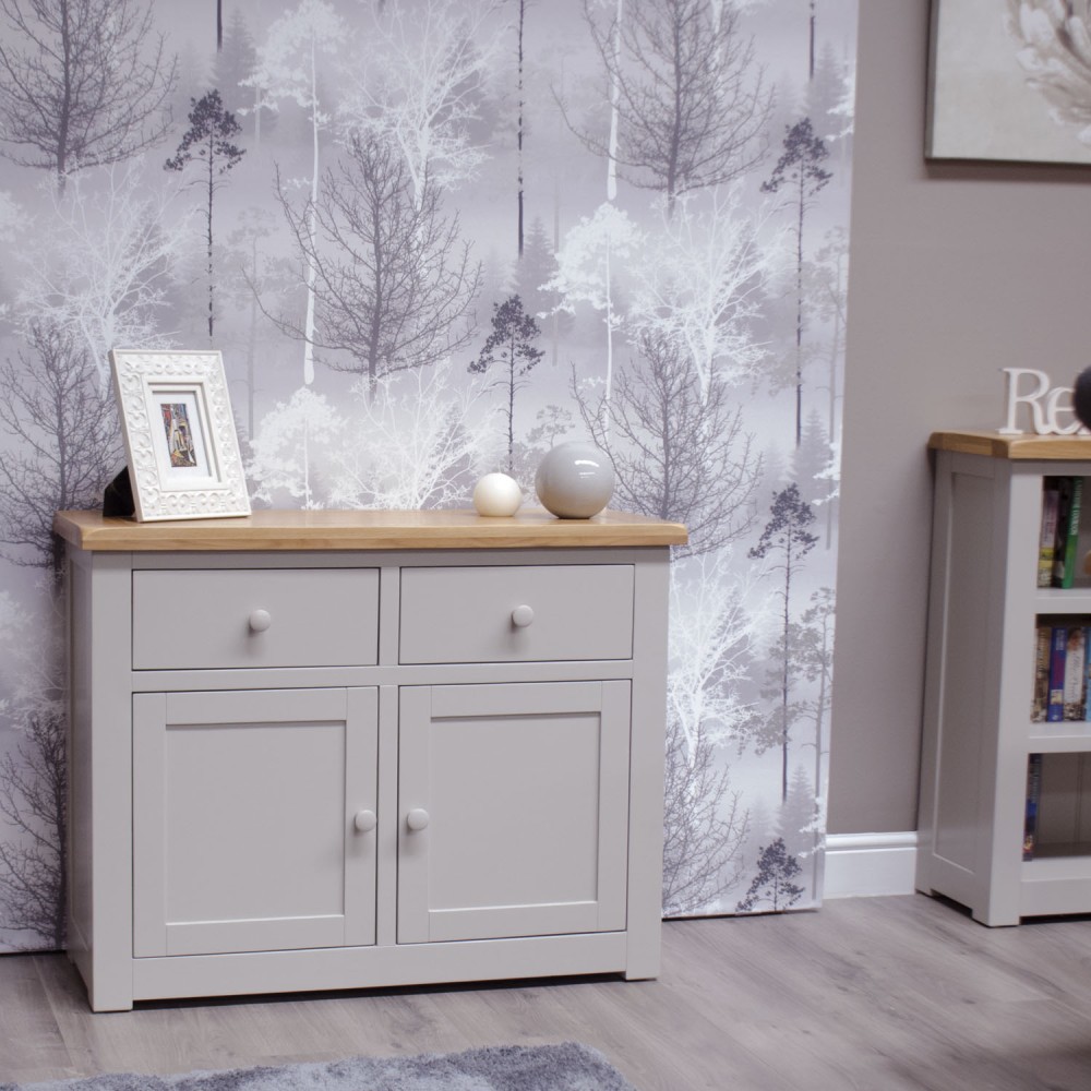Diamond Grey Painted Small Sideboard