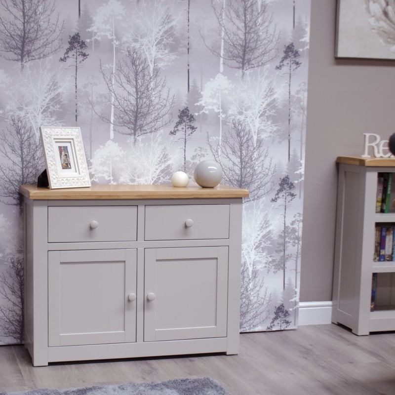 Diamond Grey Painted Small Sideboard