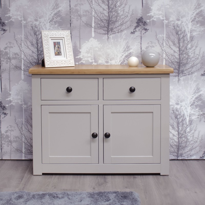 Diamond Grey Painted Small Sideboard