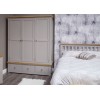 Diamond Grey Painted Triple Wardrobe