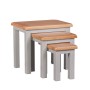 Diamond Grey Painted Nest of Tables