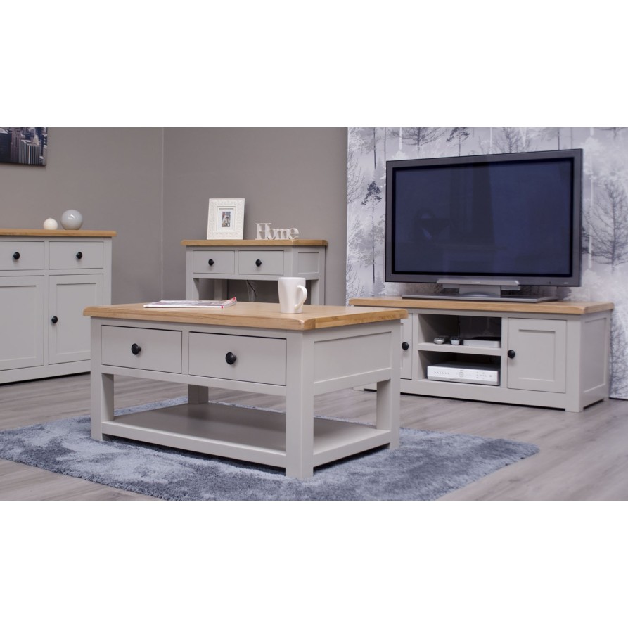 Diamond Grey Painted Coffee Table