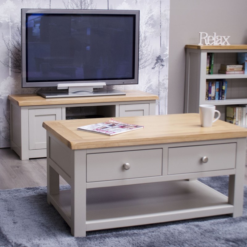 Diamond Grey Painted Coffee Table