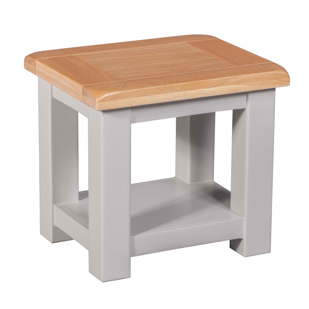 Diamond Grey Painted Lamp Table