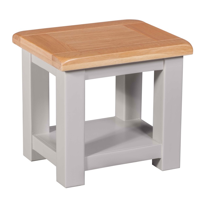 Diamond Grey Painted Lamp Table