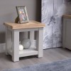 Diamond Grey Painted Lamp Table